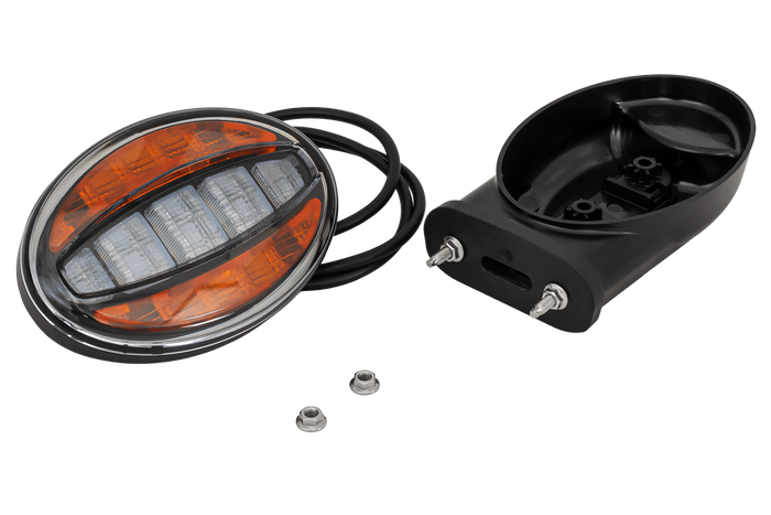 FRISTOM FT-356 LED universal frontlampe med sidemonteringsbrakett