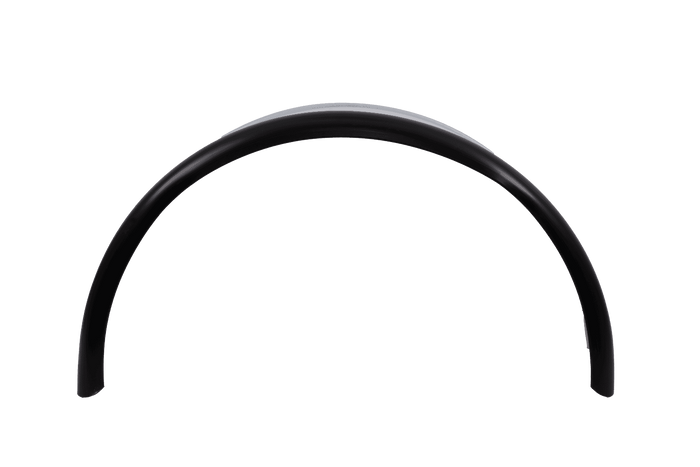 Tilhengerskjerm 13-15" DOMAR DK7110 hjulbue 820/240mm metall med gummikant
