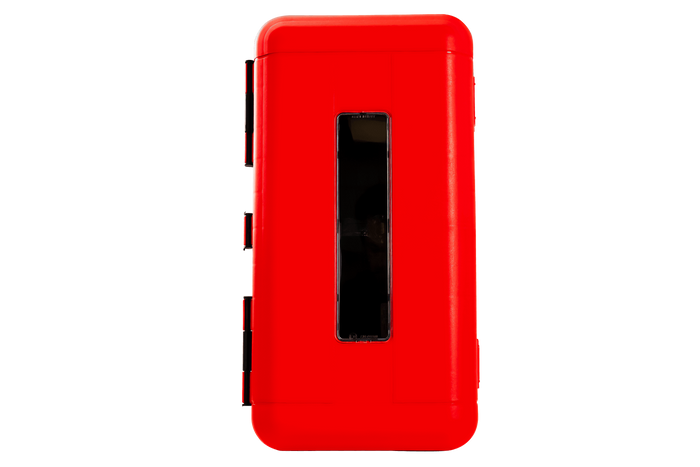 Brannslukningsboks 6kg DAKEN 82170 REGON 620x335x240mm rød