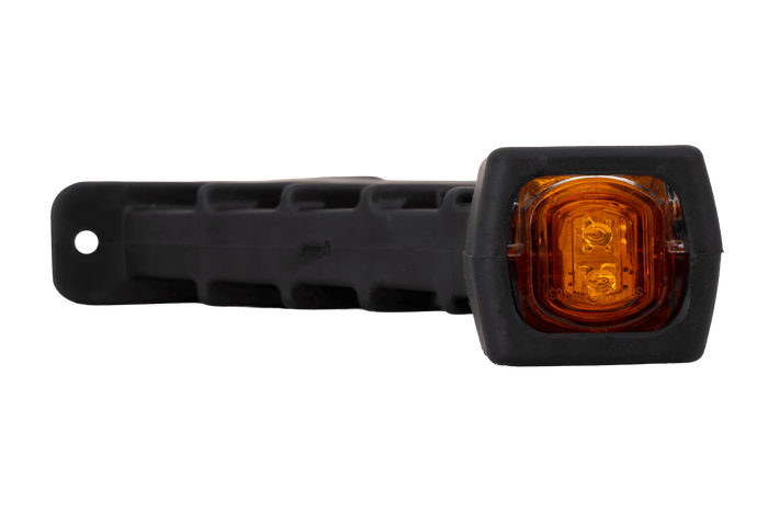 Sett med to TT TECHNOLOGY TT.12191 LED-markeringslamper, venstre + høyre, på en gummiarm