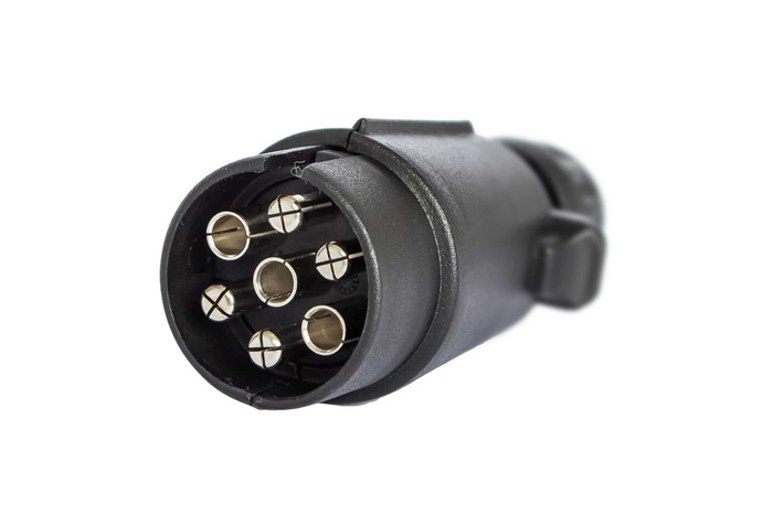 7-PIN ASPOCK-plugg for tilhengerfesteuttak