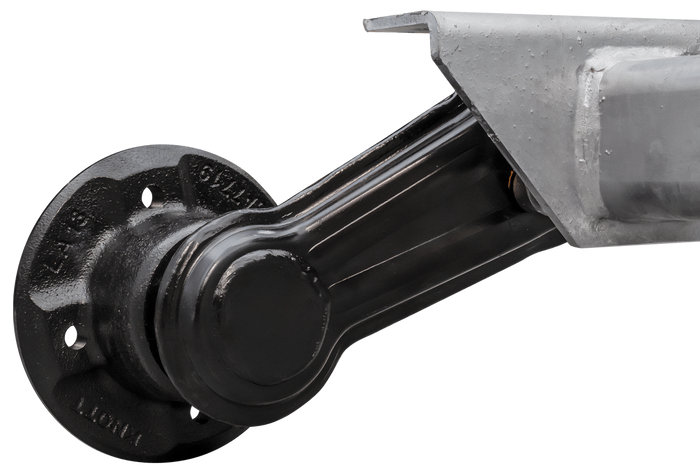 KNOTT VG7-L ubremset aksel for tilhenger 750kg 1260mm 1565mm 4x100