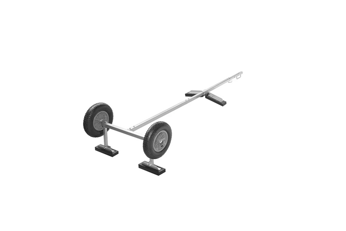 ProPlus 740024CR glidetralle for transport av lett båt, 70 kg pontong