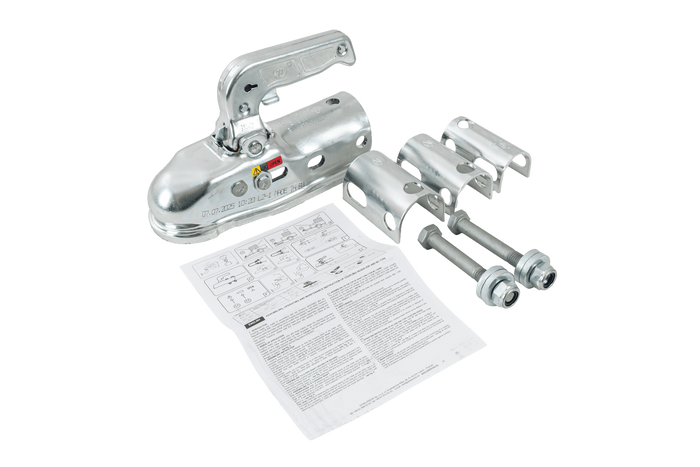 STEELPRESS BC-3000.1D-00-00+Z2 kulekobling for 3000 kg tilhenger med 35-50 mm rørformet dragstang