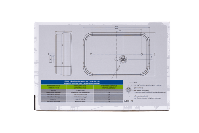 Baklys Fristom FT-270 LED 5 funksjoner igjen