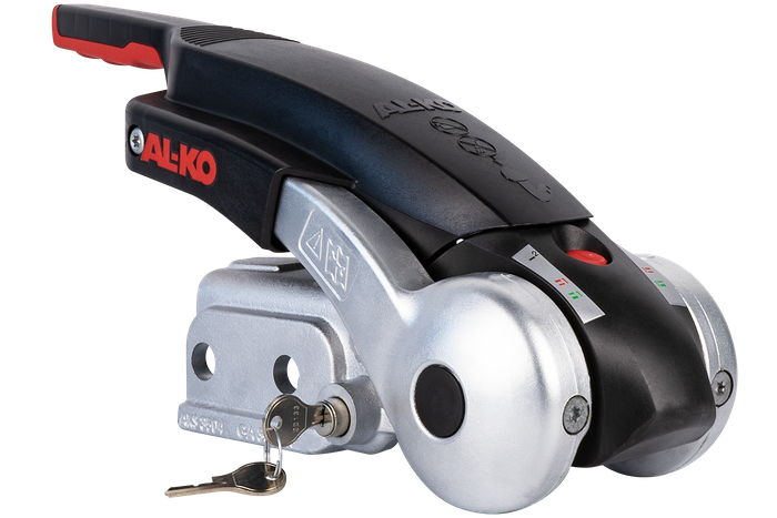 AL-KO AKS3504 kulefeste med stabilisator for en 3500 kg tilhenger med 60 mm rørdrag med tyveribeskyttelse