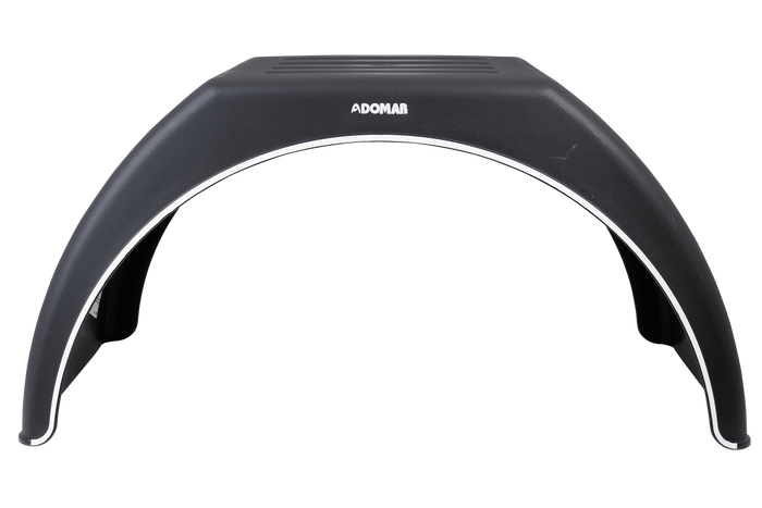 OUTLET Dobbel skjerm for tilhenger 14-16" DOMAR DK3115 flat hjulkasse 915/450mm