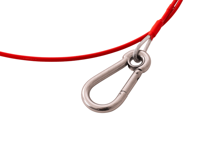 Nødsikkerhetsbrytertau KNOTT brytertau med karabinkrok 1700 mm