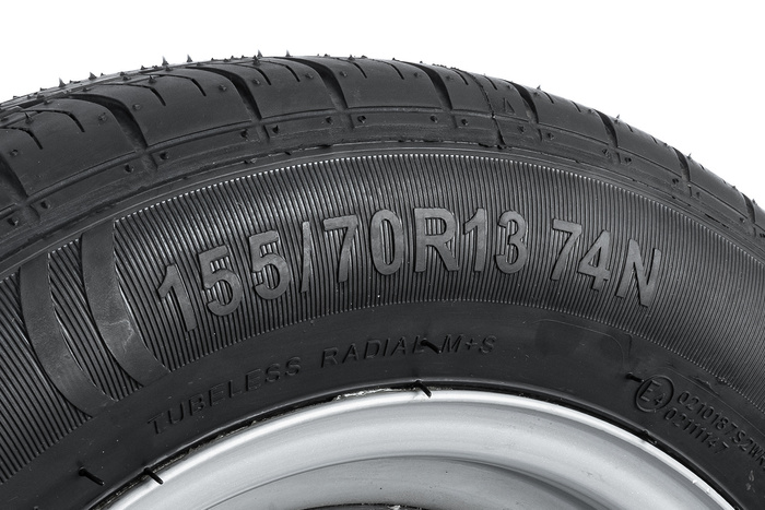 Tilhengerhjul DEKK KENDA 155/70 R13 74N STARCO FELG 4Jx13"H2 4x115 ET:0