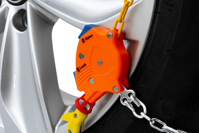 Inter Pack KNS 100 snøkjettinger - 9 mm med selvstrammingsenhet