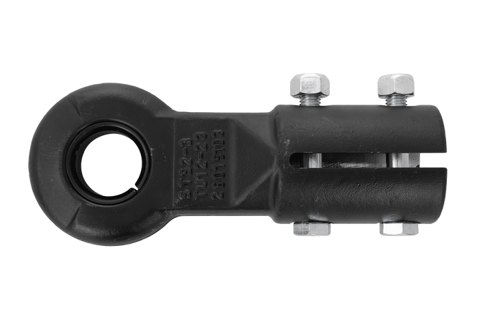 KNOTT KK6220S øyefeste for 3500 kg tilhenger med 60 mm rørformet dragstang