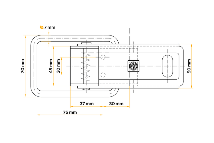 WINTERHOFF BV 70-1 tilhengerkrok