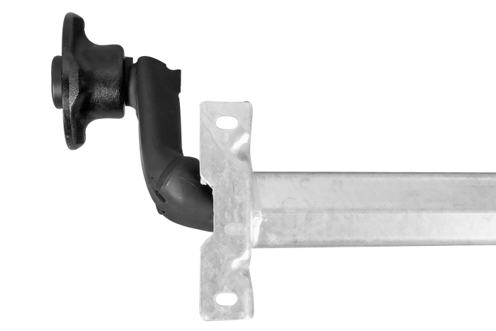 AL-KO OPTIMA ubremset aksel for tilhenger 750kg 1260mm 1573mm 4x100