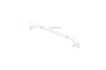 Flat presenningsfeste for ProPlus-tilhenger 340914V01 justerbar 100–155 cm