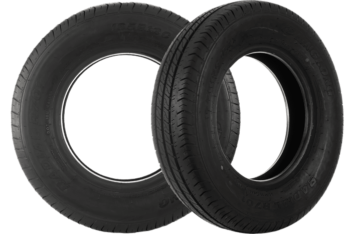 2 forsterkede dekk LINGLONG R701 165/80 R13C 96/94N tilhenger