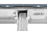 Dobbel grå flat propp - PZ2 H = 400 mm
