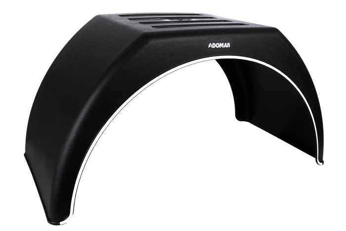 Tvillingskjerm for 14-16" tilhenger DOMAR DK3115 flat hjulbue 915/450mm