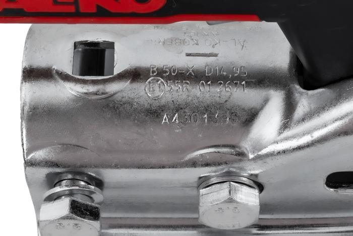 AL-KO AK161 kulefeste for en 1600 kg tilhenger med 50 mm rørformet drag