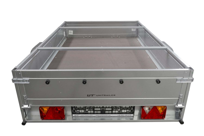 H-0 flat ramme for presenningsdeksel for UNITRAILER GARDEN TRAILER 200 KIPP tilhenger