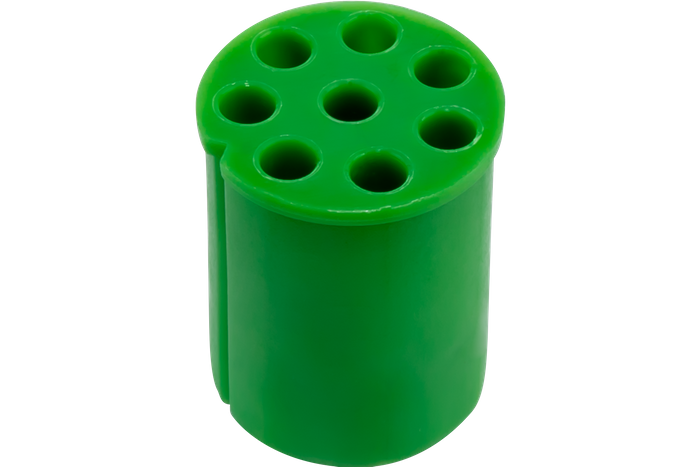 ASPÖCK 8-polet bajonettkontakt for 12V baklykter, grønn