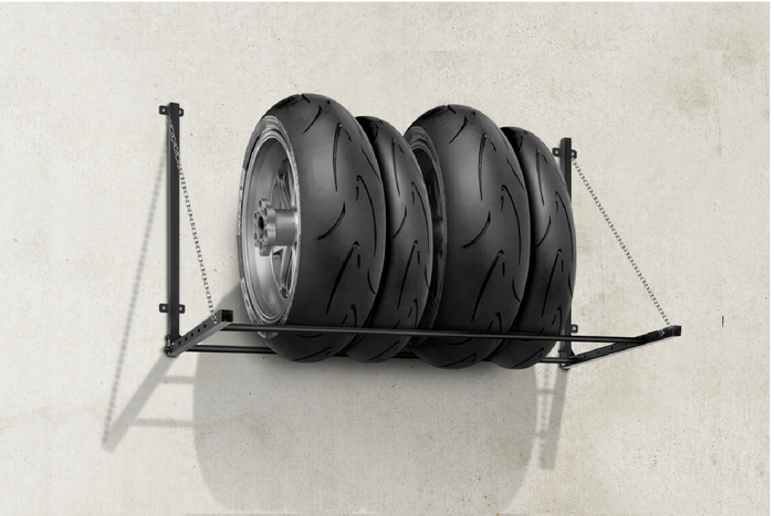 Felg- og dekkhenger LAMP justerbart veggfeste for hjul