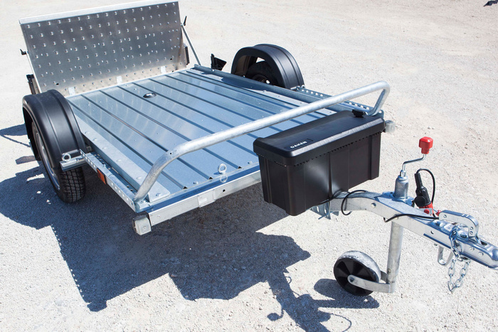 DAKEN 82201 BLACKIT verktøykasse 550x250x295mm 23l med monteringsbraketter