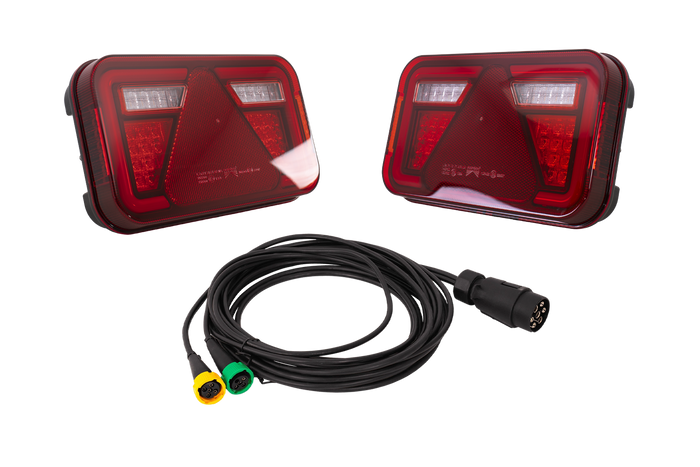 ASPÖCK MULTILED IV LED-baklykter + ASPÖCK ledningsnett 4,5m 7-PIN