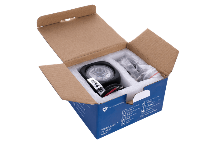 LED-arbeidslampereflektor TT TECHNOLOGY TT.13331 1xLED 800lm firkantet