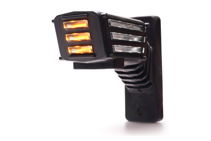 WAŚ 2550P W297.3.1 SPOT LED høyre markeringslykt på kort arm