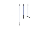 Sett med fire ProPlus 342180 presenningklemmer, fleksible multifunksjonssnorer, 280 mm
