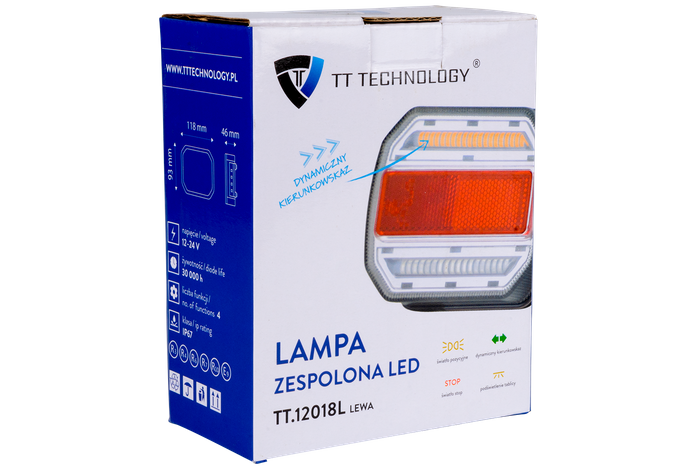 Baklys TT TECHNOLOGY TT.12018L LED 4 funksjoner igjen