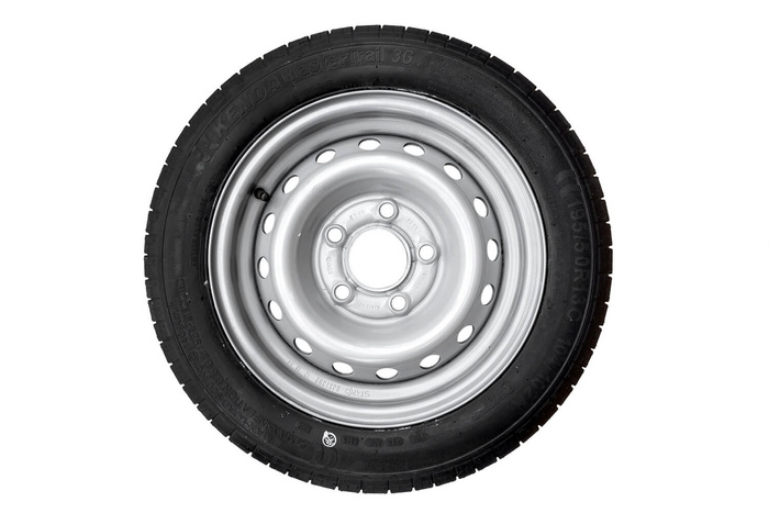 Forsterket hjul for tilhenger DEKK KENDA 195/50 R13C 104/102N FELG STARCO 6Jx13&quot;H2 5x112 ET:30