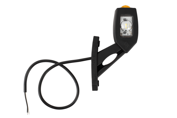 HORPOL LD 2109/P LED høyre markeringslampe på gummiarm