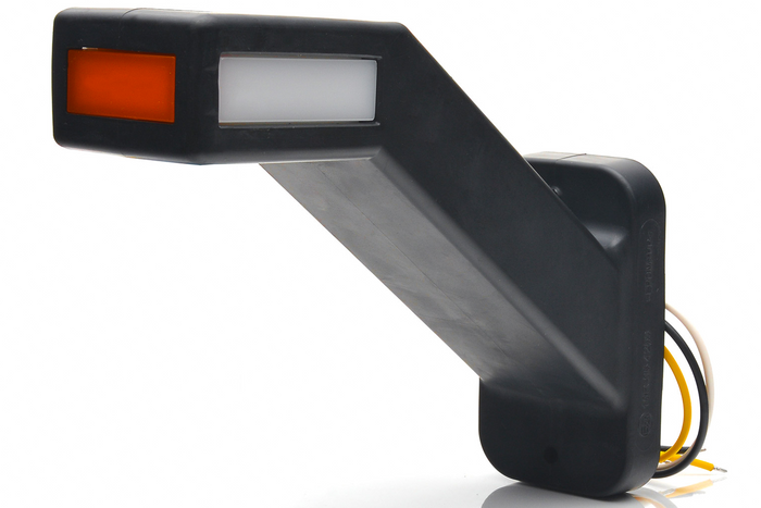 WAŚ 1448 P LED høyre markeringslampe på en gummiarm