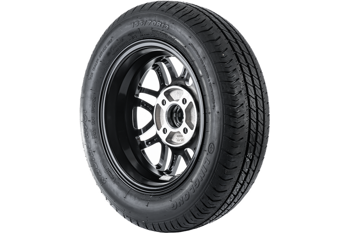 Tilhengerhjul LINGLONG DEKK 155/70 R13 75N ALU UNITRAILER FELG 4Jx13" 4x100 ET:30