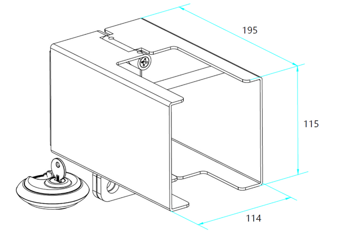 Trekklås Unitrailer TRAILER PRO-BOX XL