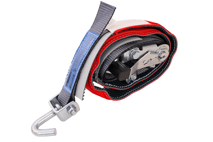 HEFFA CARLINE 130 bergingsbil transportbelte hjulsikringsbelte 2,8m/35mm/3t VDI 2700