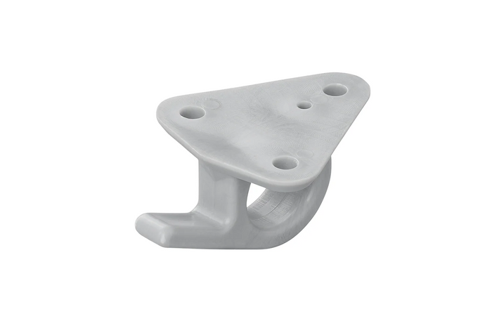 ProPlus 342157V01 plastkrok på siden med malje for feste av presenning og tilhengertaustropper