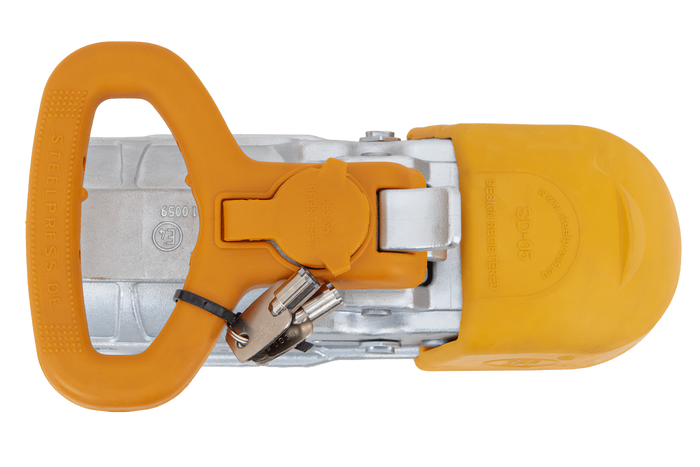 STEELPRESS BC-3500E-00-02+SD kulekobling for en 3500 kg tilhenger med et 60,5 mm støpejernsrørstrekk