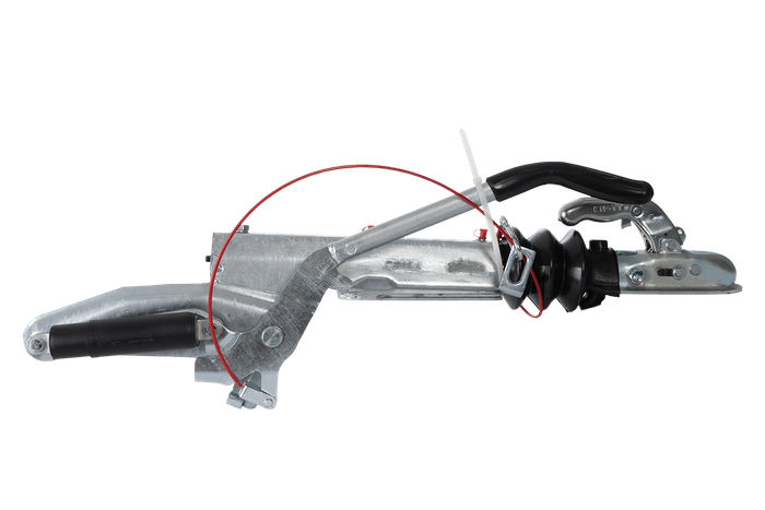 KNOTT KF20A påløpsanordning med K20B tilhengerfeste for en 2000 kg tilhenger med V-type drag