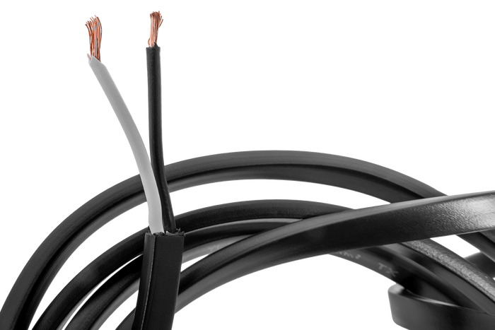 TEXSIM YLY-Sp 2x0,75 flat elektrisk kabel med to kjerner - 1 m