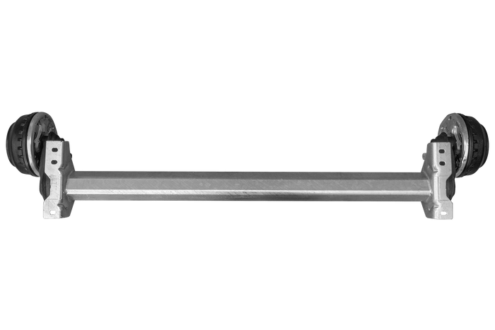 AL-KO COMPACT bremseaksel for tilhenger / bergingsbil 1350kg 1260mm 1630mm 4x100