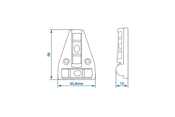 ProPlus 341214 kryssvater T-type vater 58x43,6 mm