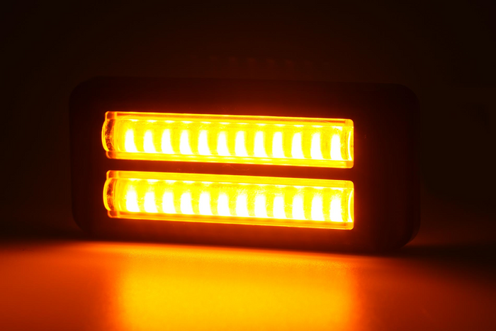 Varsellampe WAŚ 2469 W284 LED blinkende lampe oransje MASTER/SLAVE
