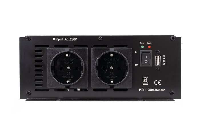 Spenningsomformer 12V/230V (2000/4000W) KAMAR E1930