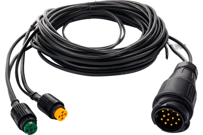 Lyssett: DOBPLAST baklykter + DOBPLAST LED-sidelys + MANTES 7m 13-pinners ledningsnett + hurtigkoblinger