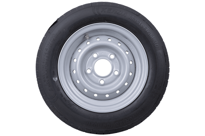 OUTLET Forsterket tilhengerhjul DEKK KENDA 155/70 R12C 104/102N FELG STARCO 4,5Jx12"H2 5x112 ET:20