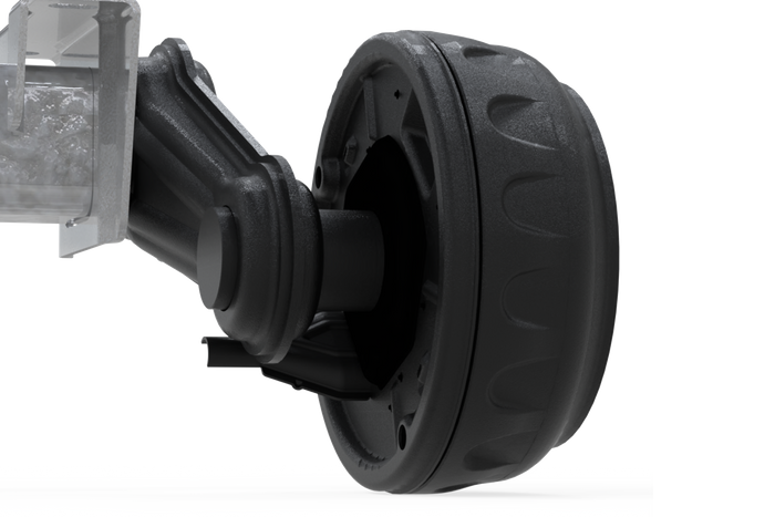 KNOTT VGB13M bremseaksel for tilhenger / bergingsbil 1350kg 1450mm 1950mm 5x112