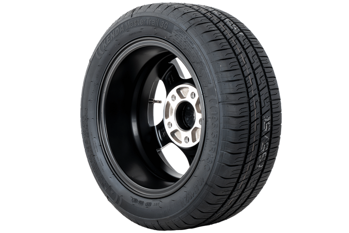 Forsterket tilhengerhjul KENDA DEKK 195/50 R13C 104/102N ALUMINIUM FELG STARCO sort 6Jx13"H2 5x112 ET:30