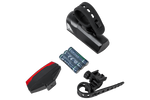 PROFEX 92618 Super Vision batteridrevet sykkellyktsett (foran og bak)